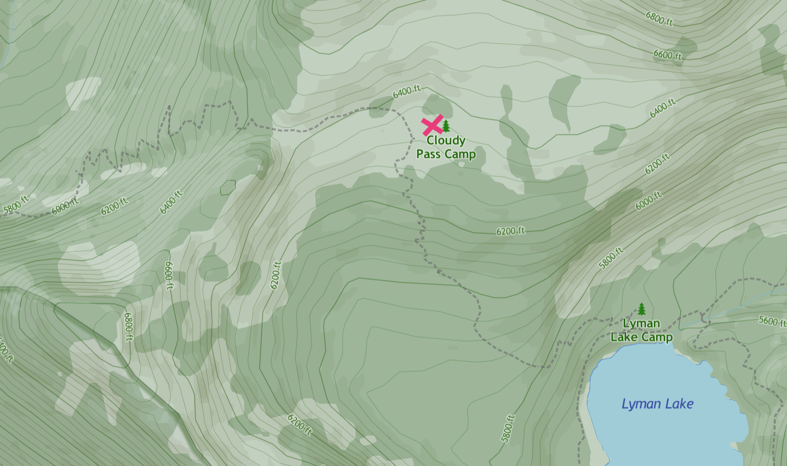 Spider Gap Buck Creek Pass Loop, Holden Village to High Bridge